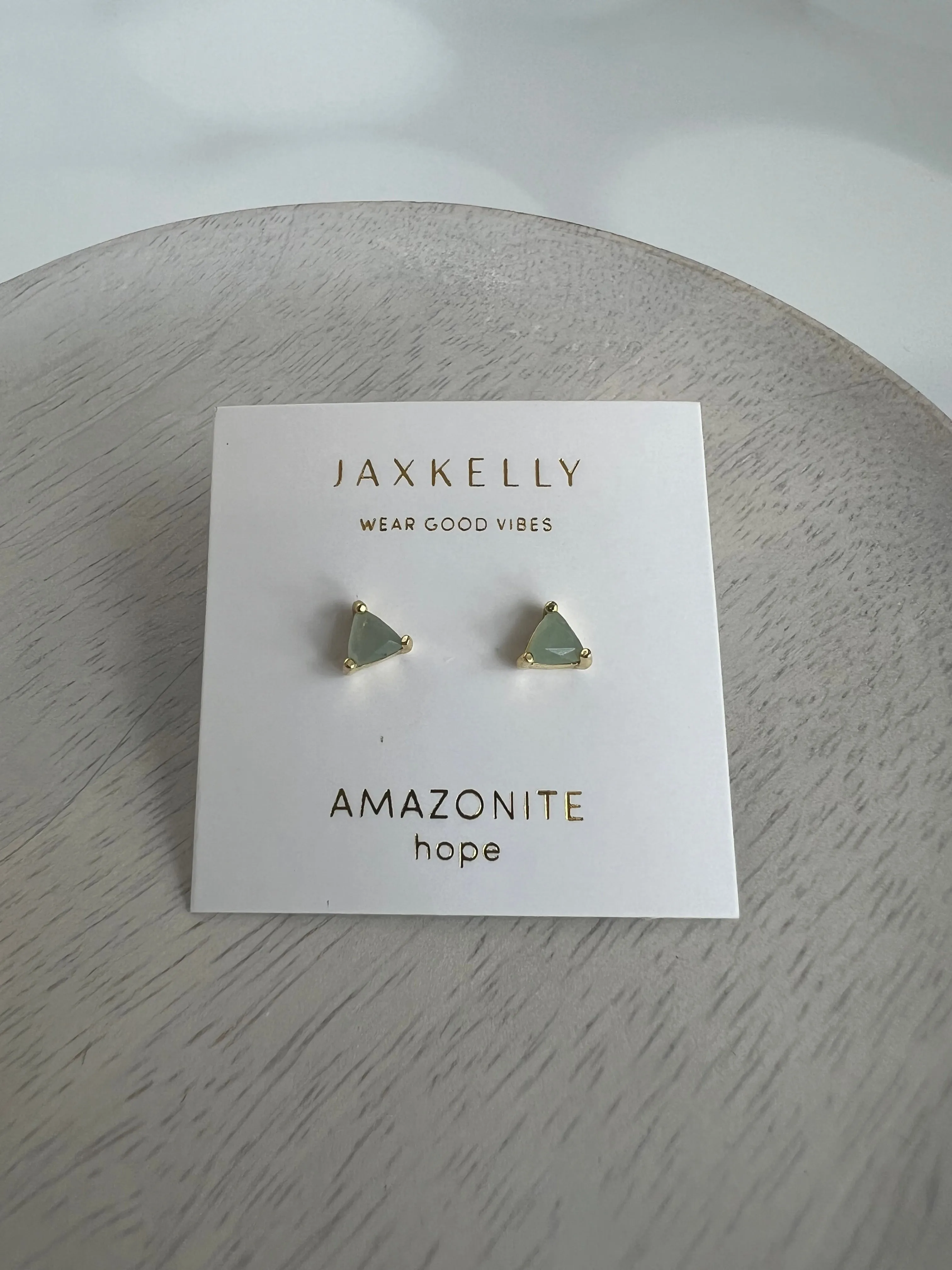 Mini Energy Gem Stud Earring