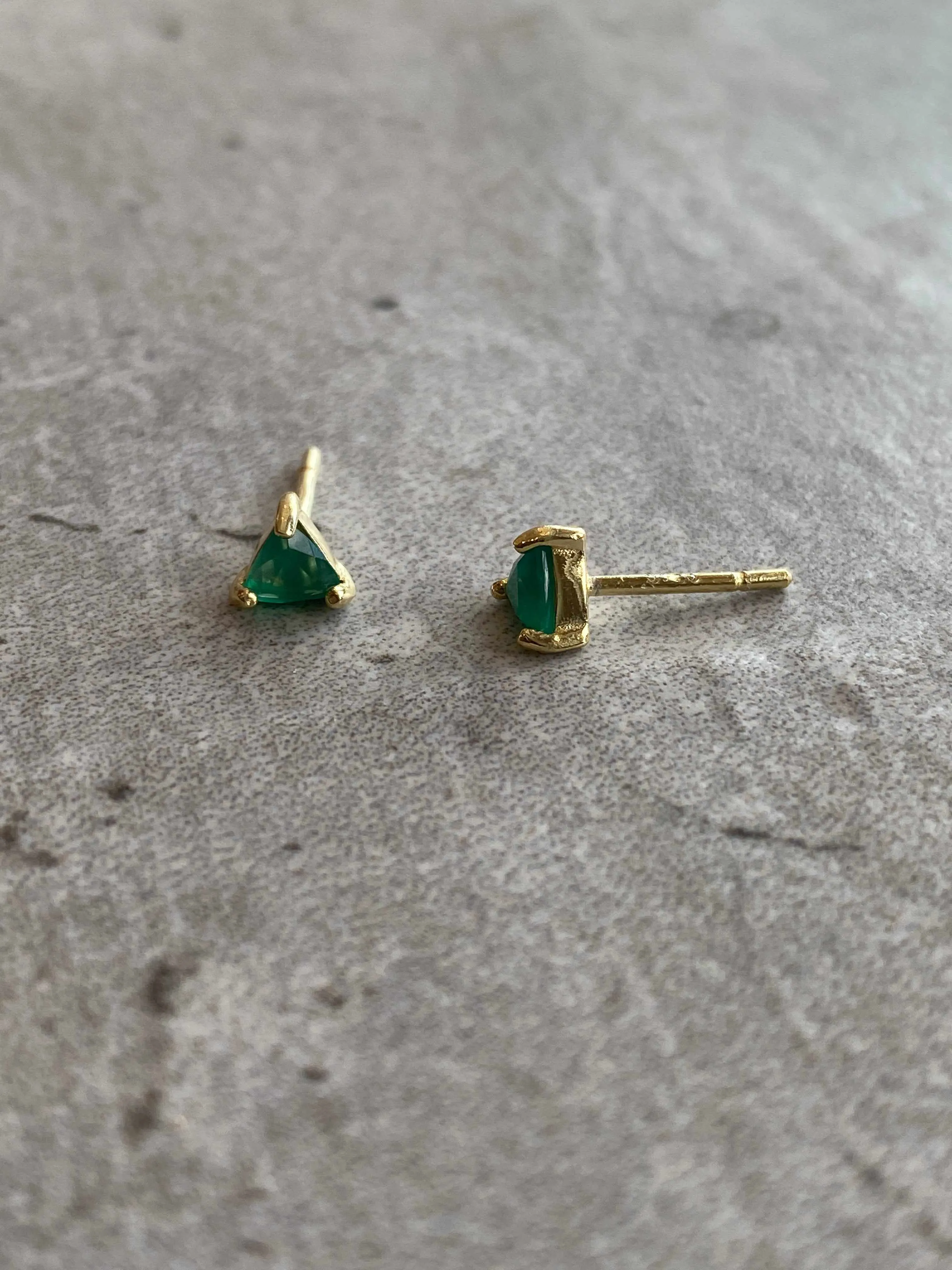 Mini Energy Gem Stud Earring