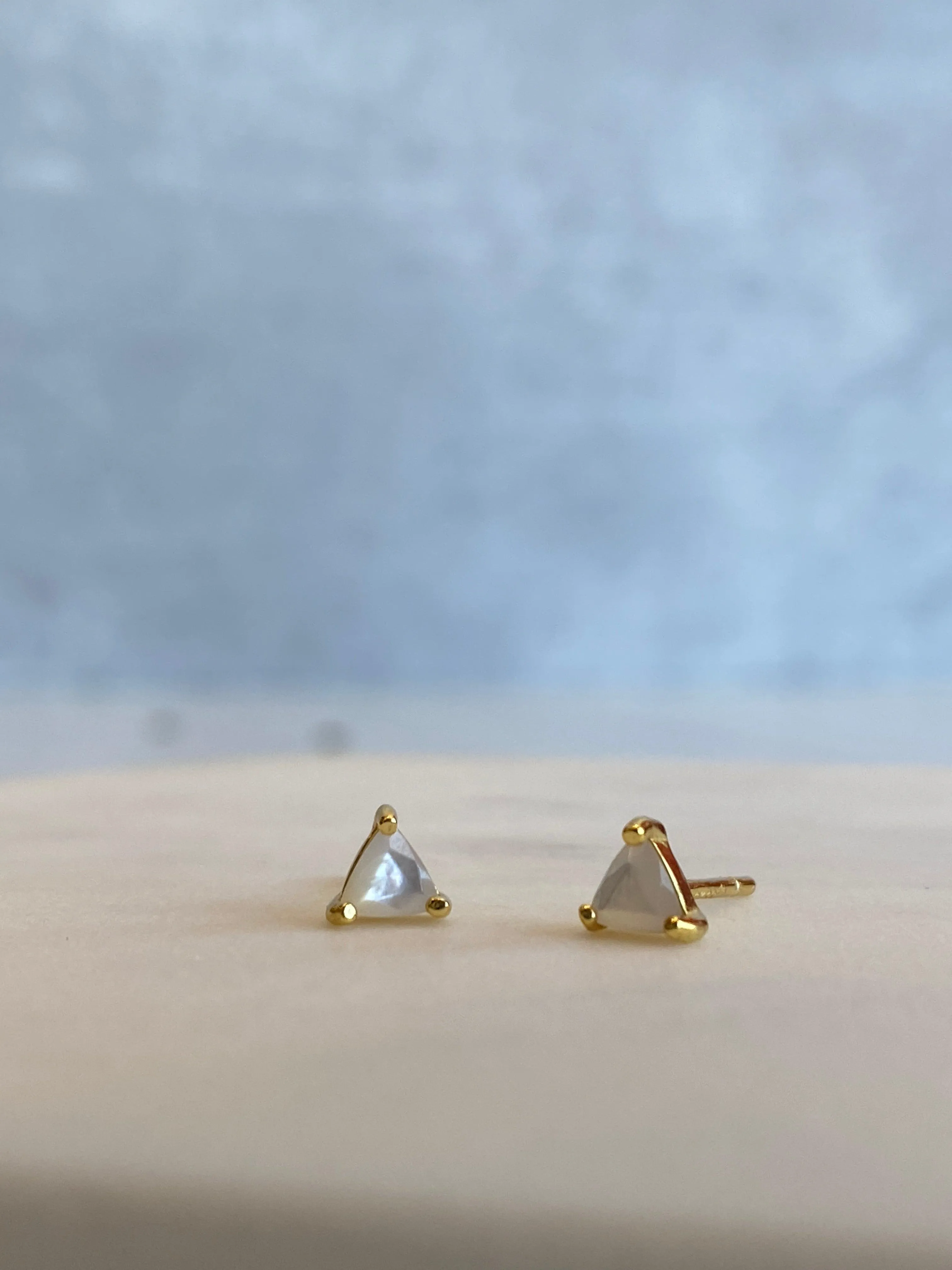 Mini Energy Gem Stud Earring