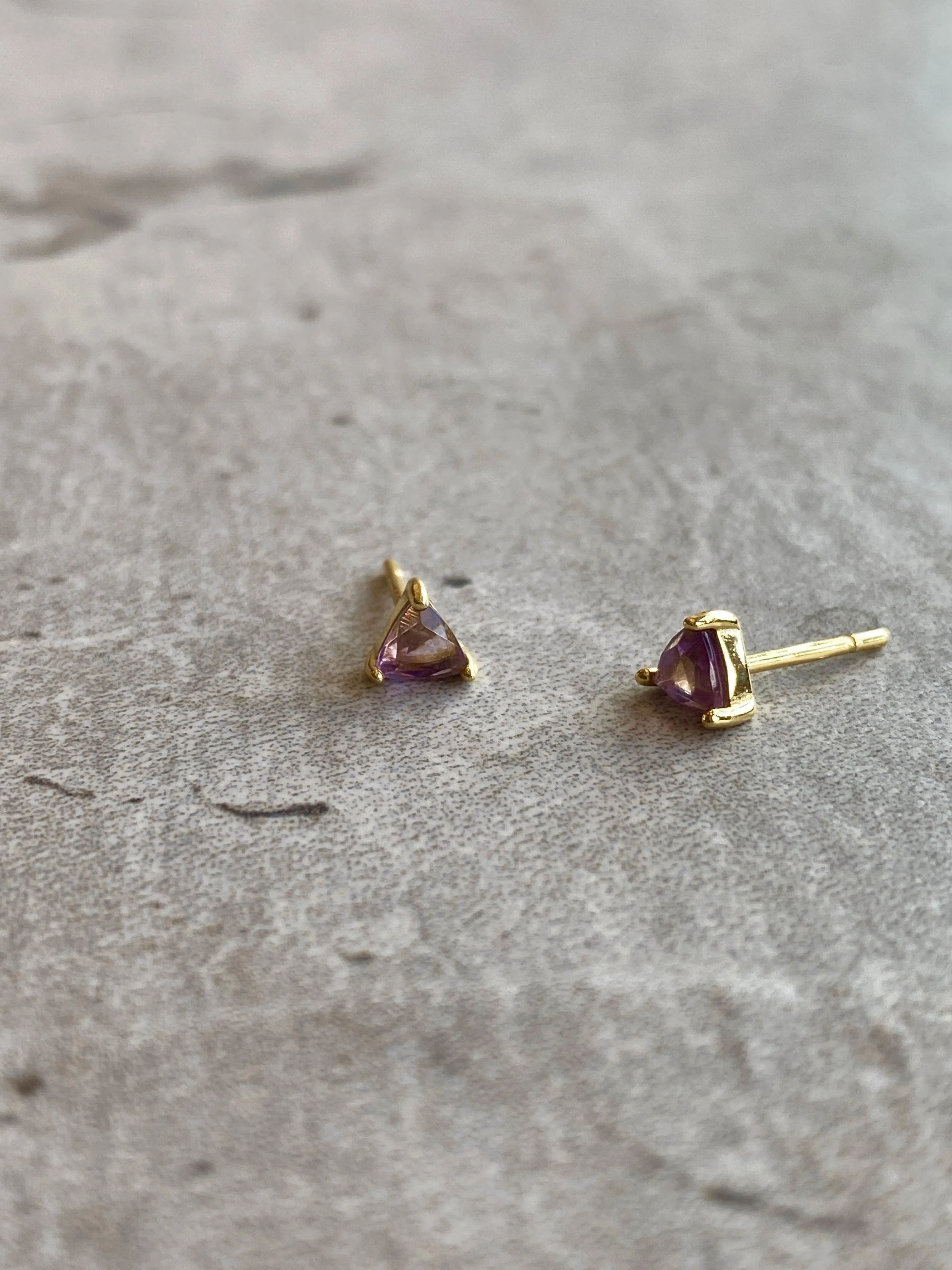 Mini Energy Gem Stud Earring