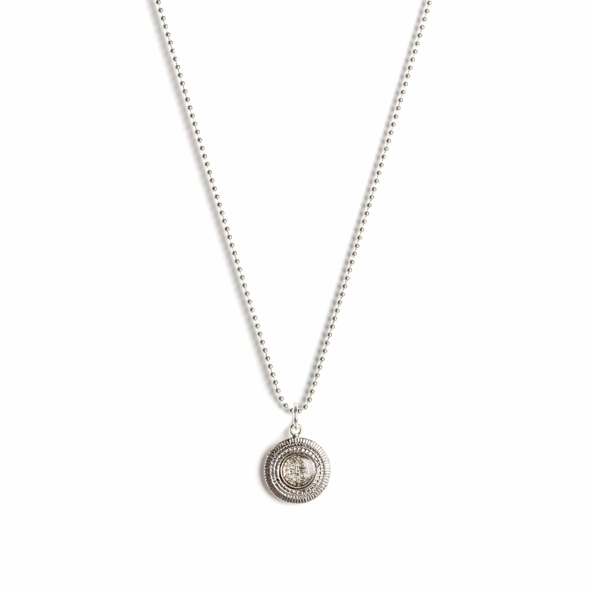 Moneda San Benito Charm Necklace