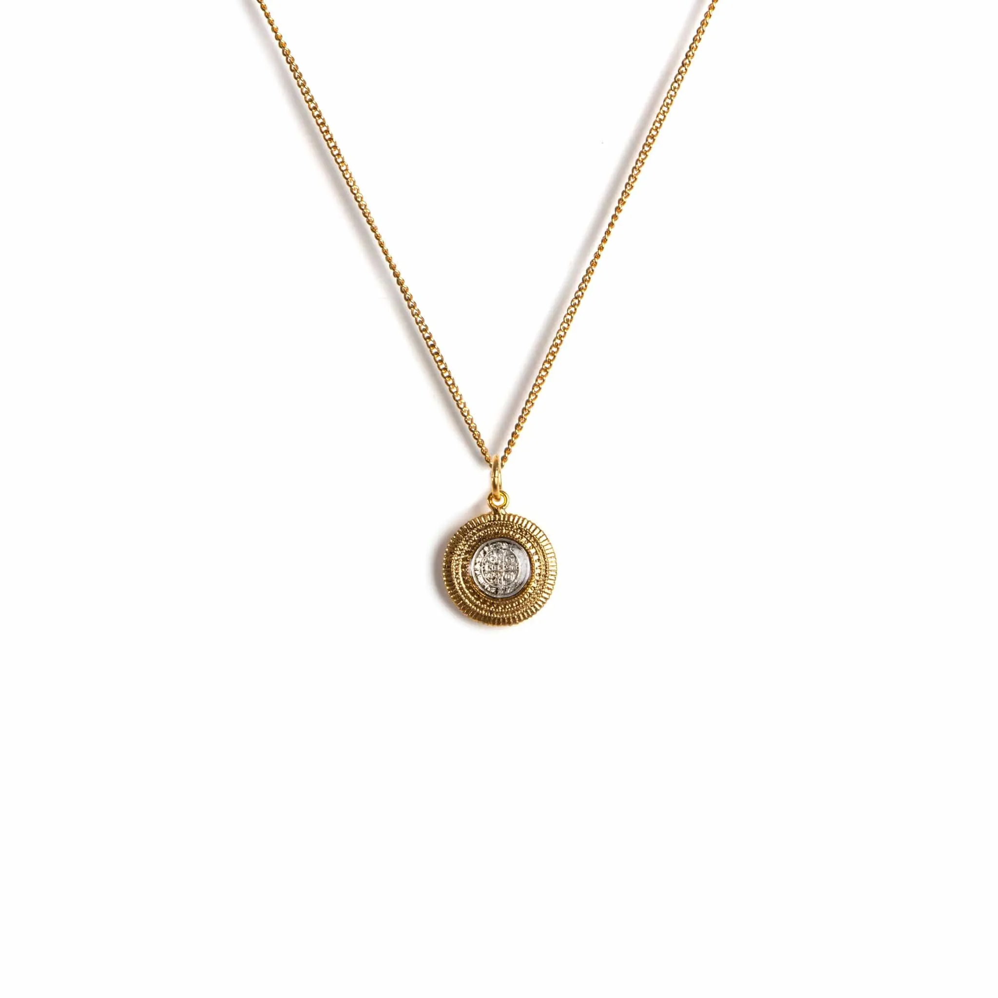 Moneda San Benito Charm Necklace