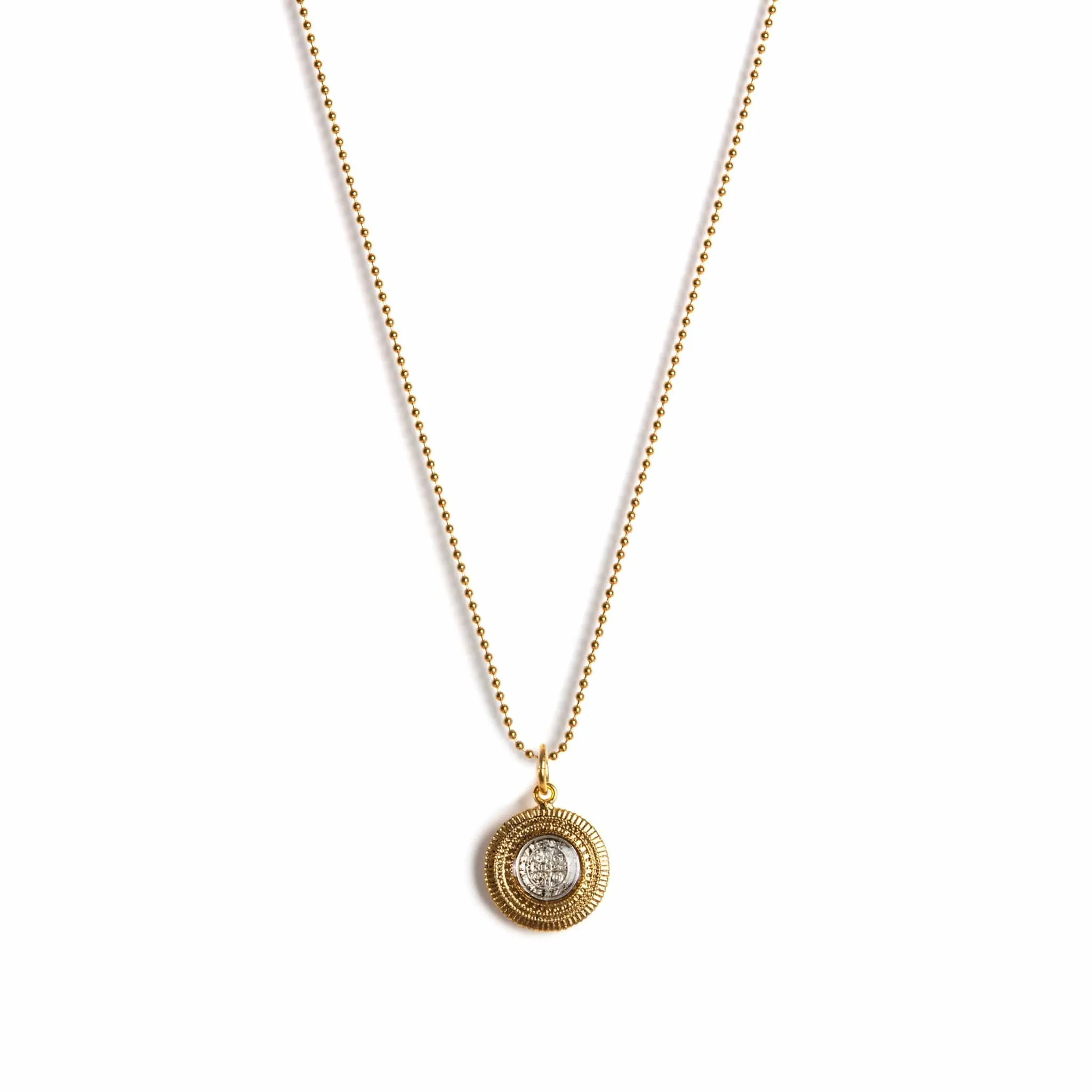 Moneda San Benito Charm Necklace