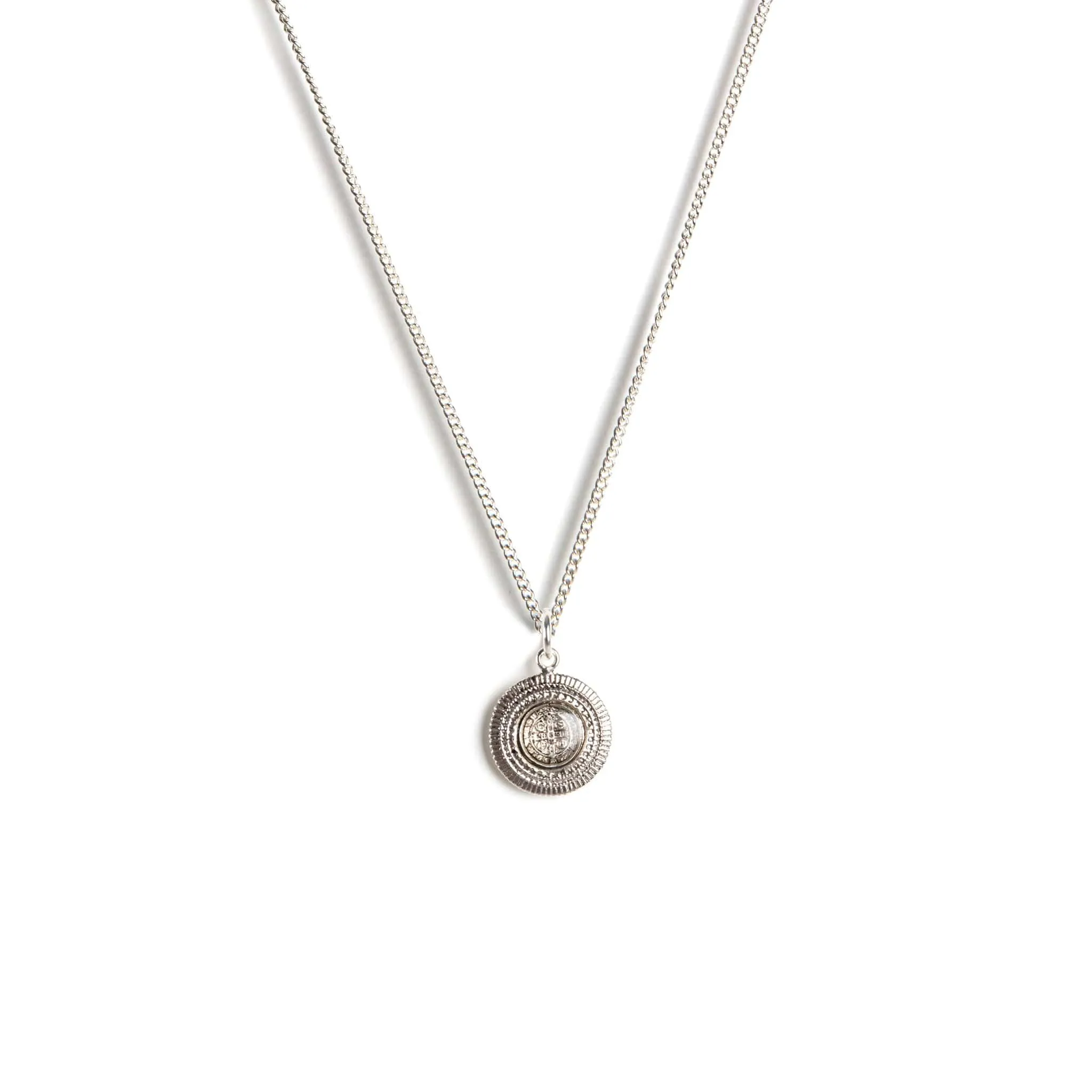 Moneda San Benito Charm Necklace