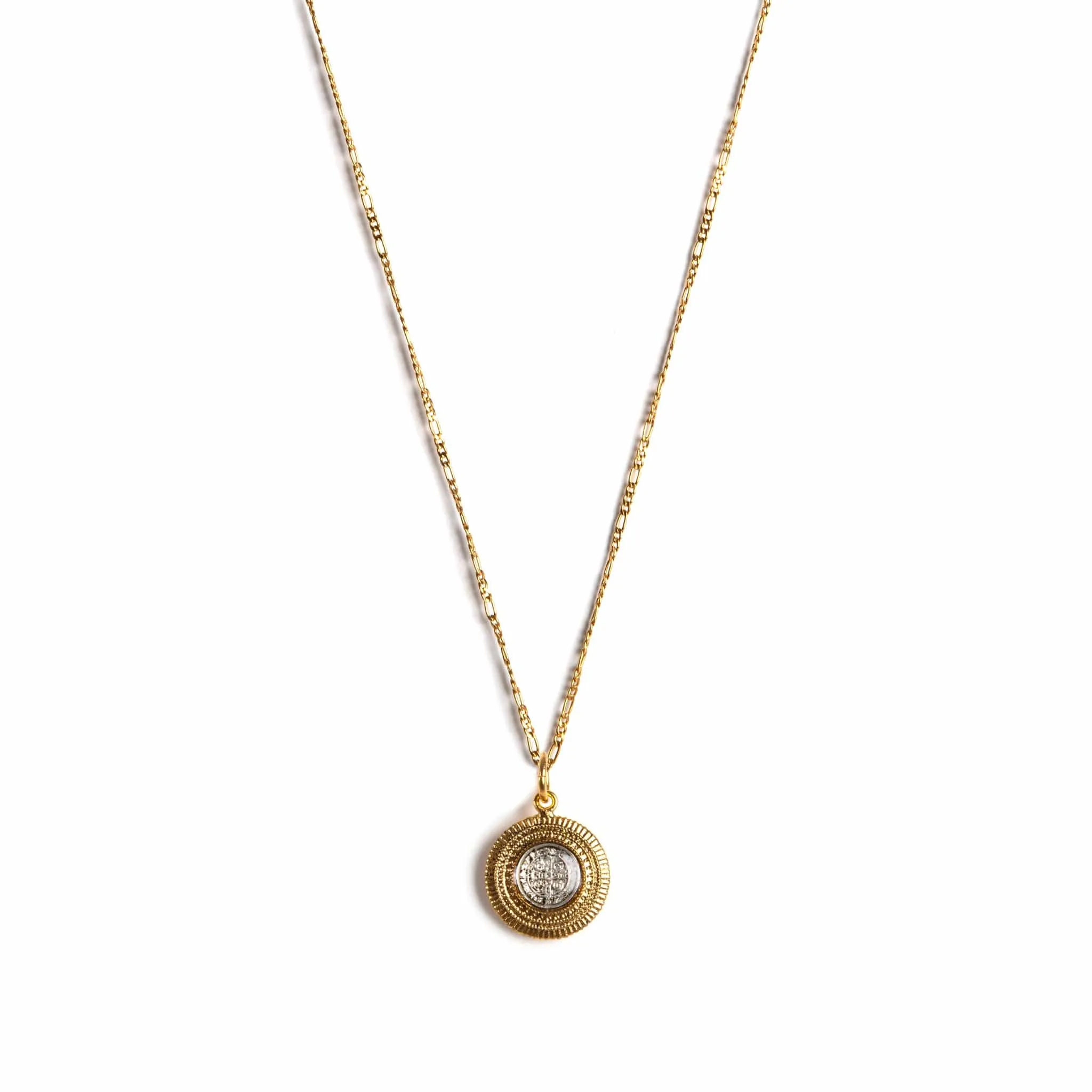 Moneda San Benito Charm Necklace