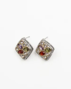 Multicolor Chic Stud Earrings