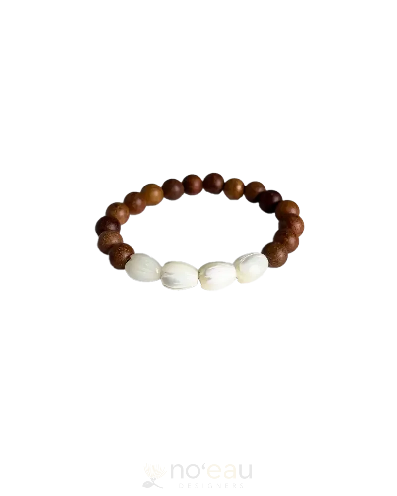 NALEI DESIGNS - ʻIliahi Wooden Bead Bracelet