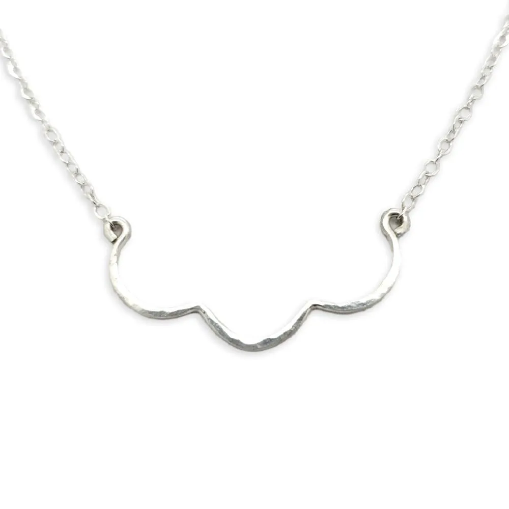 Necklace - Scallop Sterling Silver by Foamy Wader