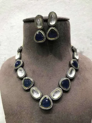 Oval Polki Necklace