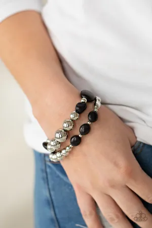 Paparazzi Authentically Artisan - Black Bracelet