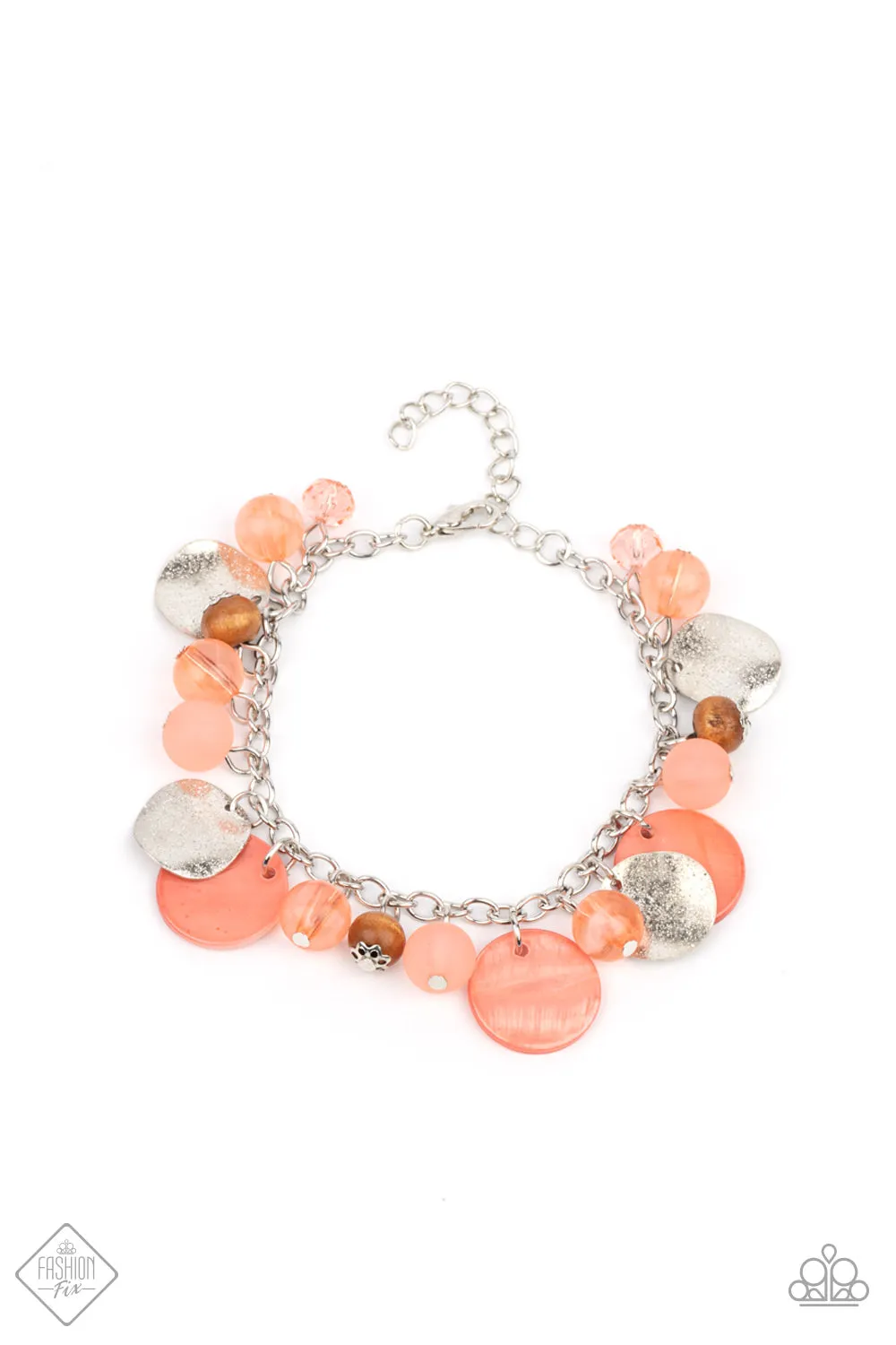 Paparazzi Bracelet Fashion Fix April 2021 ~ Springtime Springs - Orange