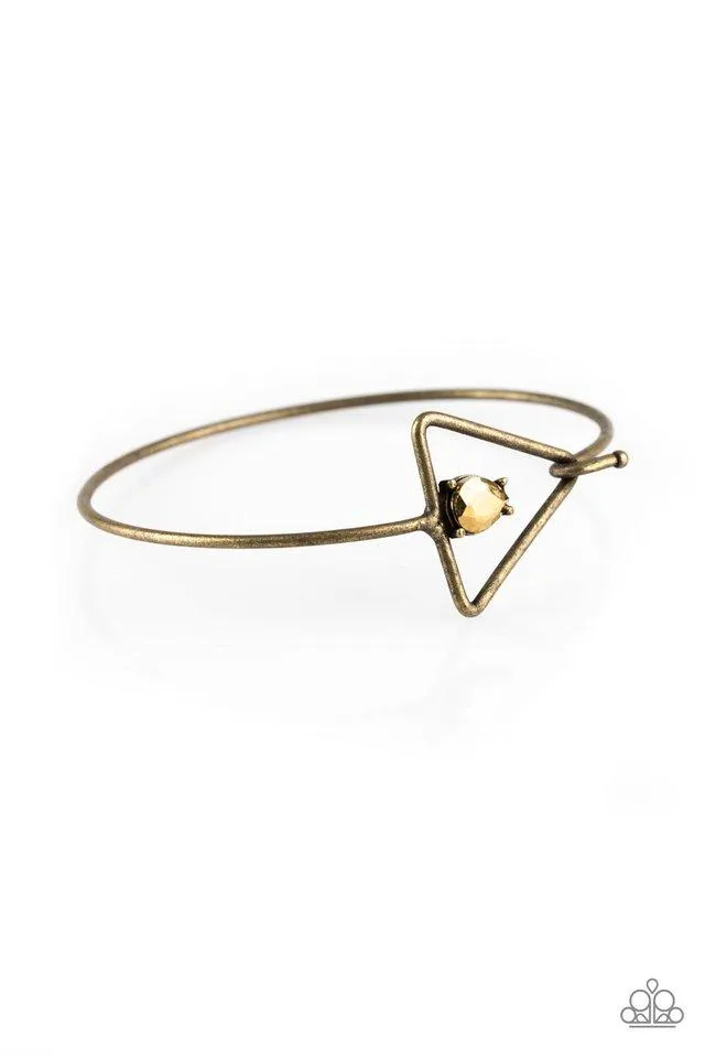 Paparazzi Bracelet ~ Gorgeously Giza - Brass