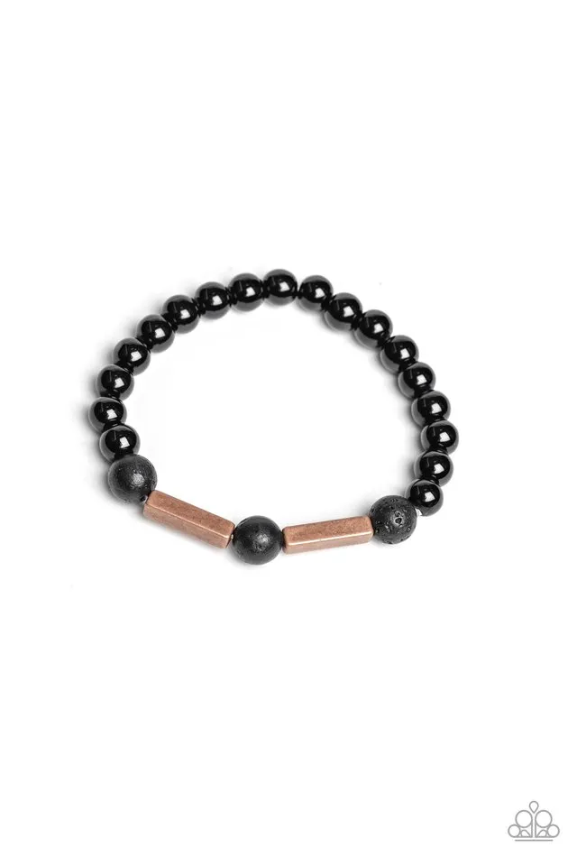 Paparazzi Bracelet ~ Metro Meditation - Copper