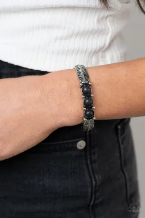 Paparazzi Bracelet ~ Mojave Glyphs - Black