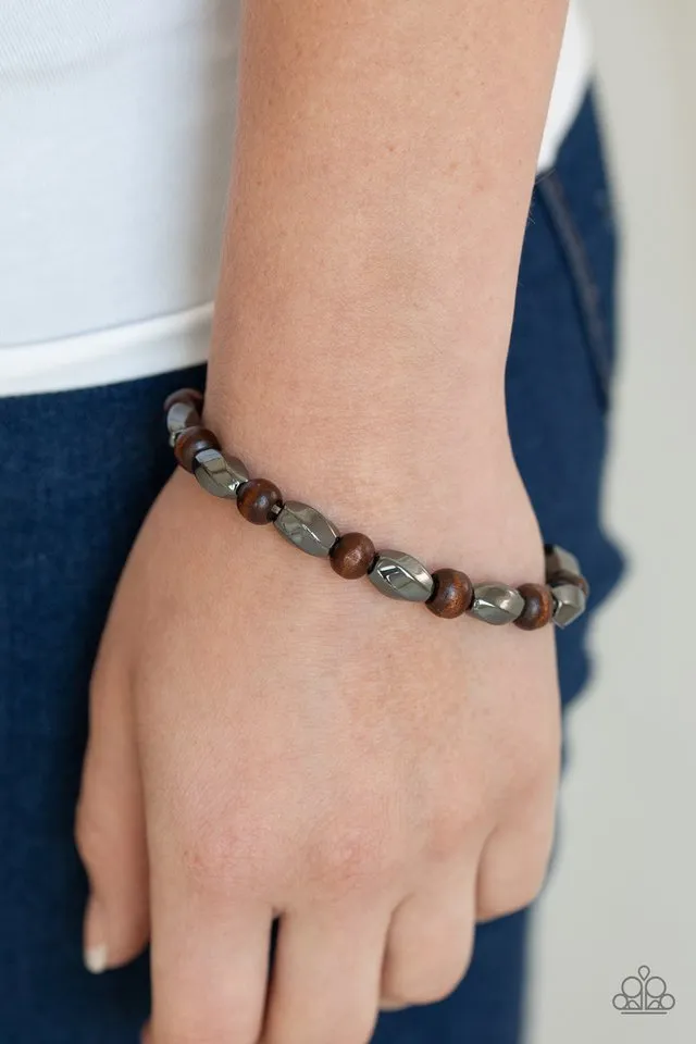 Paparazzi Bracelet ~ Resilient - Brown