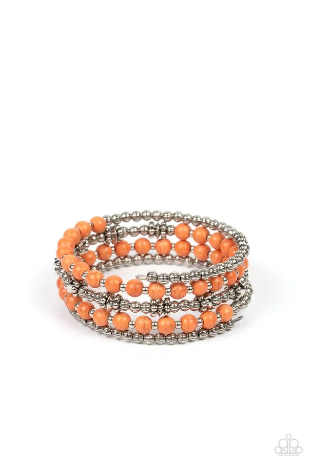 Paparazzi Bracelet ~ Road Trip Remix - Orange