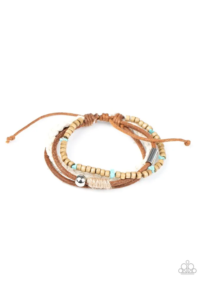 Paparazzi Bracelet ~ Sahara Pilgrim - Blue