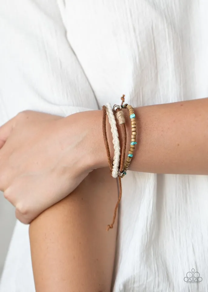 Paparazzi Bracelet ~ Sahara Pilgrim - Blue