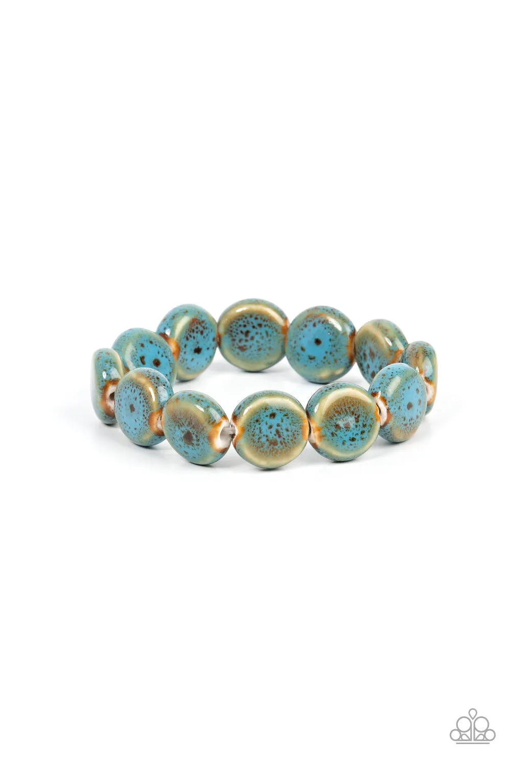 PAPARAZZI Earthy Entrada - Blue BRACELETS