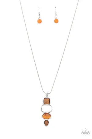 Paparazzi Elemental Energy - Orange Necklace