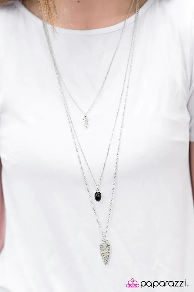 Paparazzi Necklace ~ Wild Chase - Black