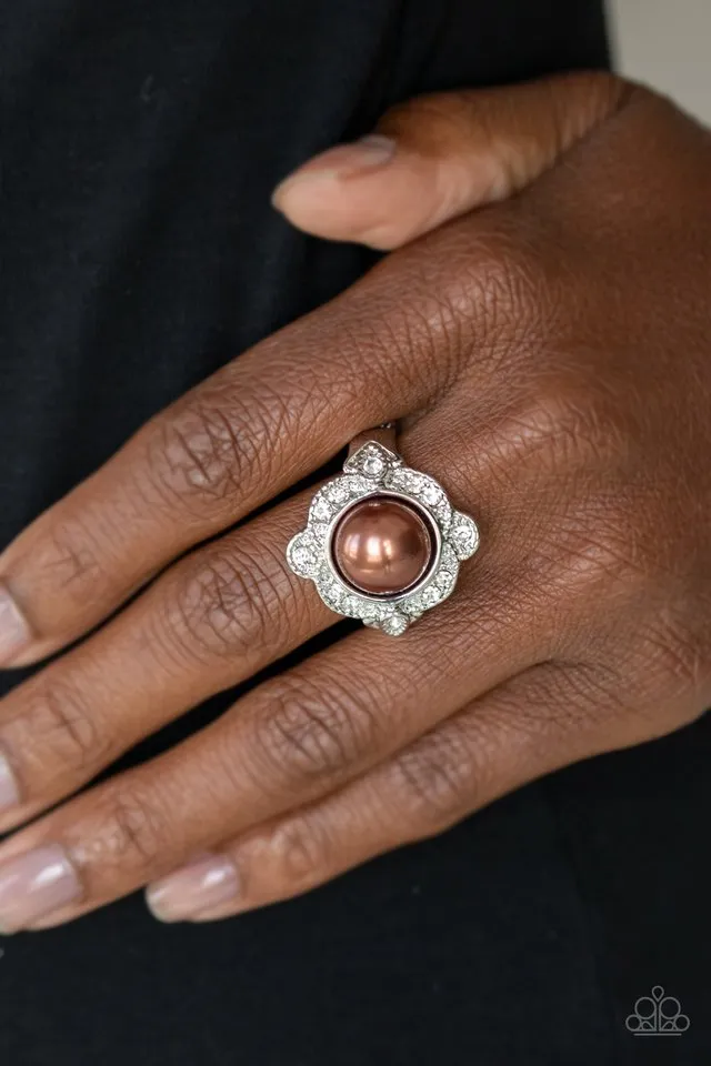 Paparazzi Ring ~ Ornamental Opulence - Brown