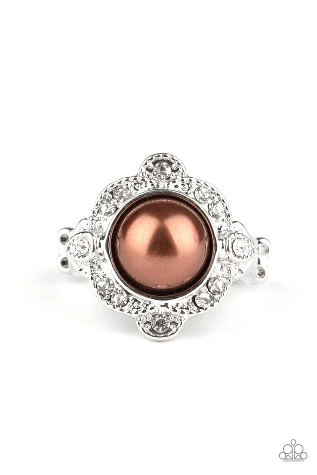 Paparazzi Ring ~ Ornamental Opulence - Brown