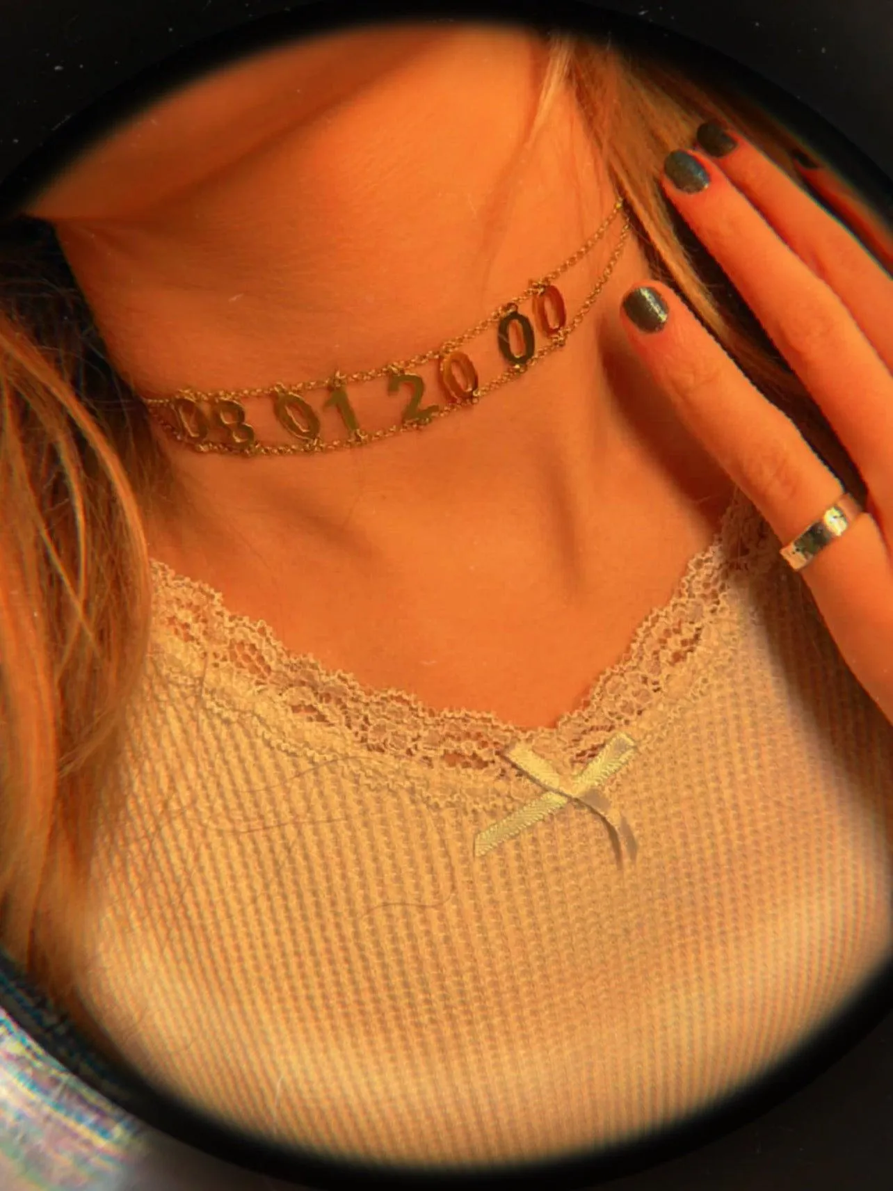 Personalised English Letter Choker Necklace