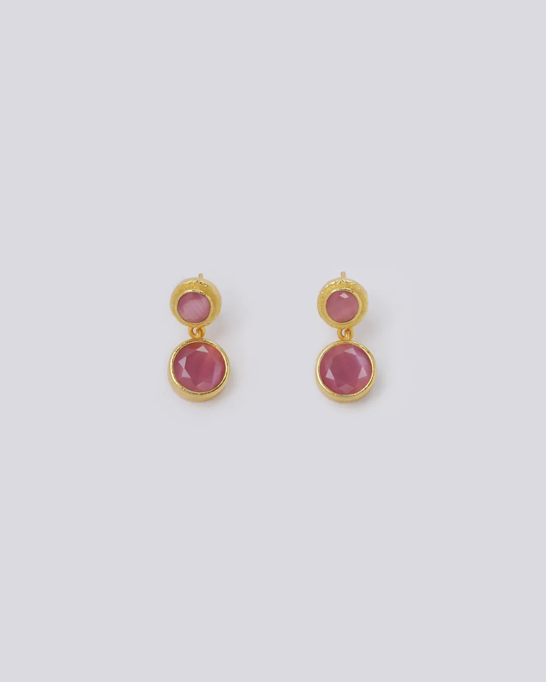 Pink Bubble Earrings