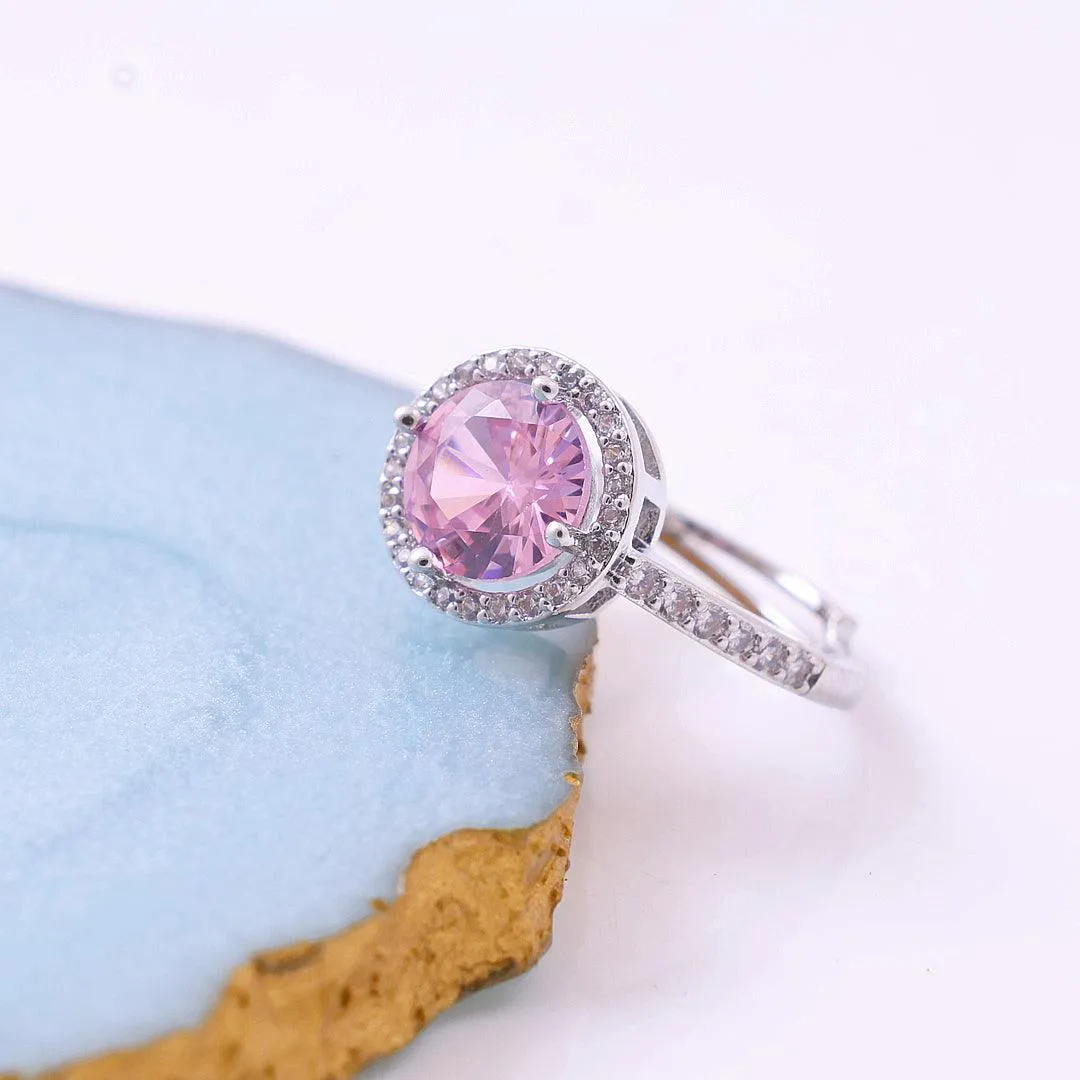 Pink Cocktail Rings