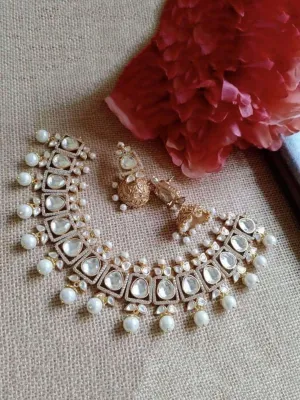 Polki Set With Jumki Earring