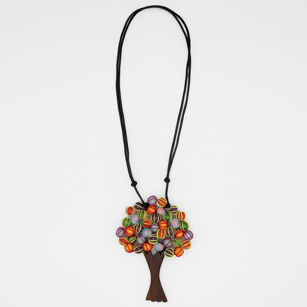 Rainbow Elm Tree  Statement Pendant