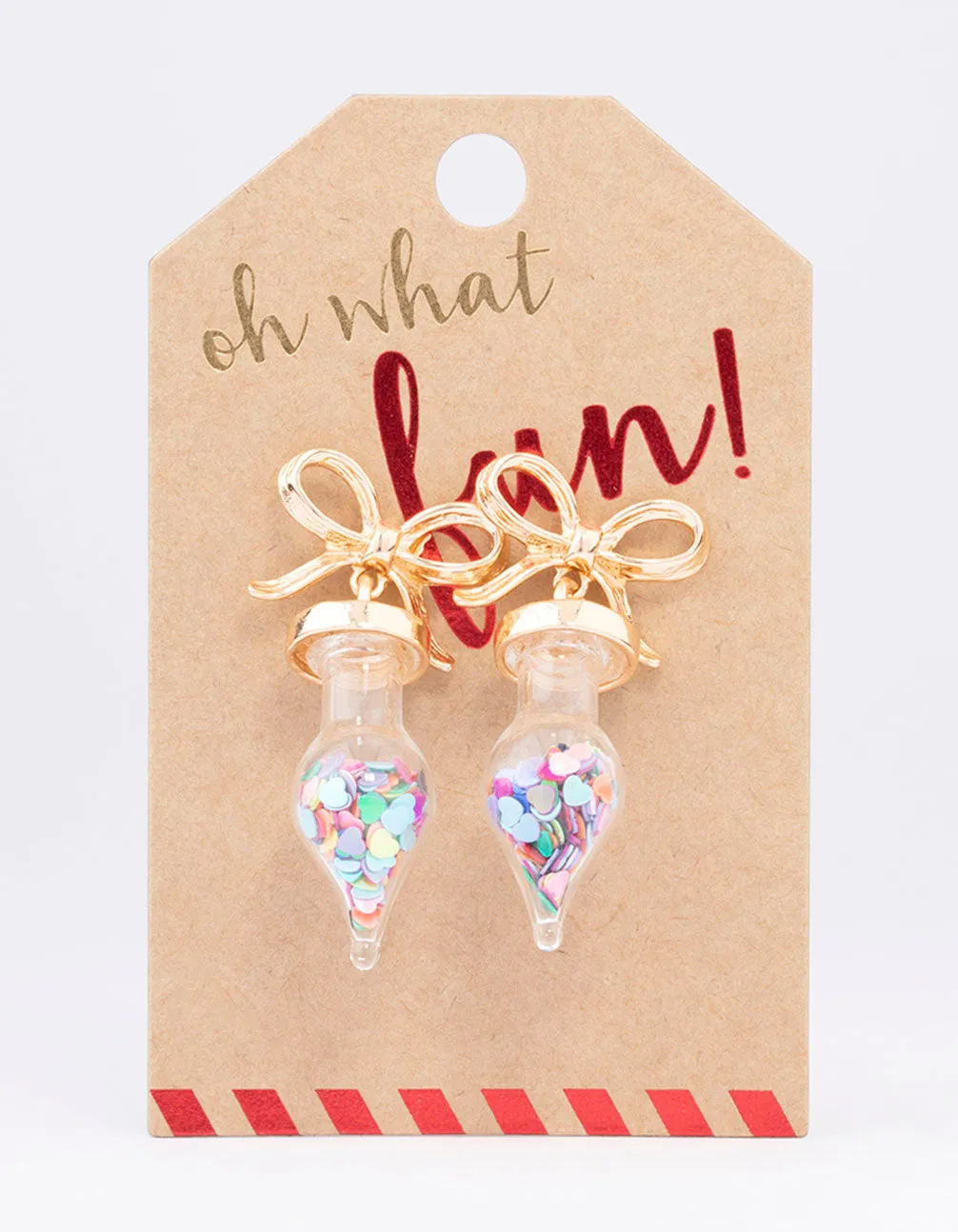 Rainbow Shaker Drop Earrings