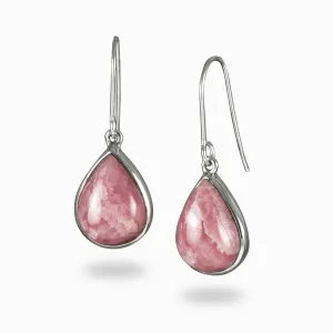 Rhodochrosite Drop Earrings