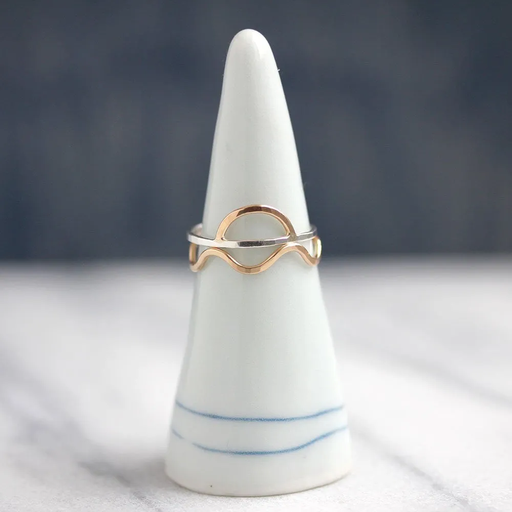 Seaside Stacking Ring - Set of 2