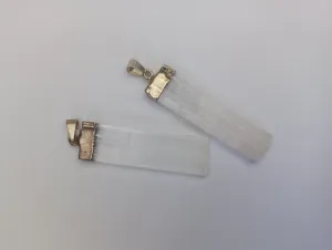 Selenite Pendants