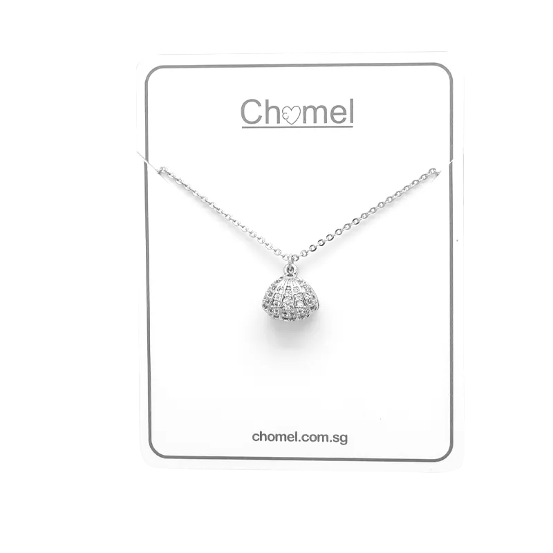 Shell Cubic Zirconia Necklace