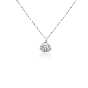 Shell Cubic Zirconia Necklace