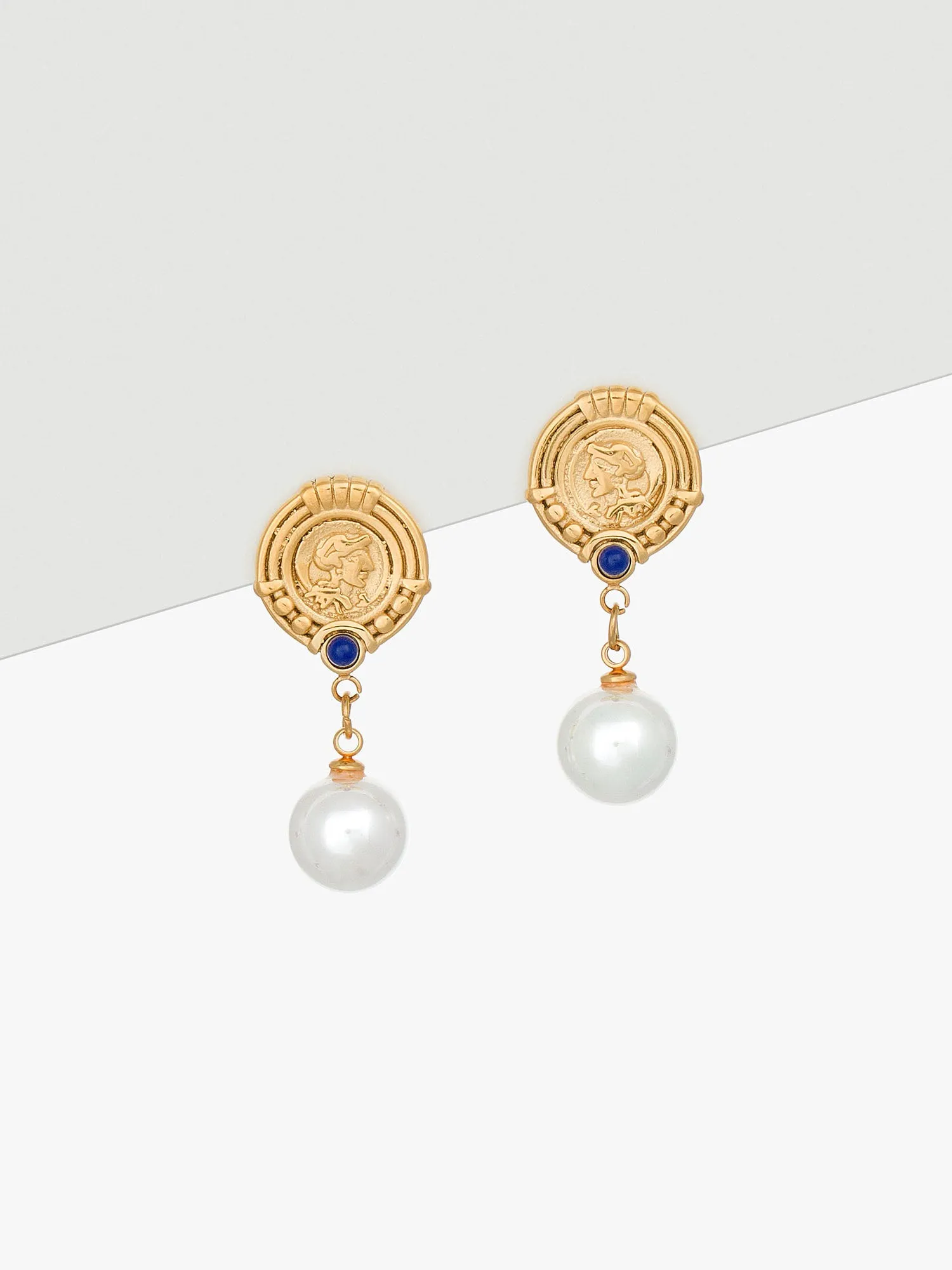 Simone The Label Coin Pearl Drop Earrings - Brands We Love