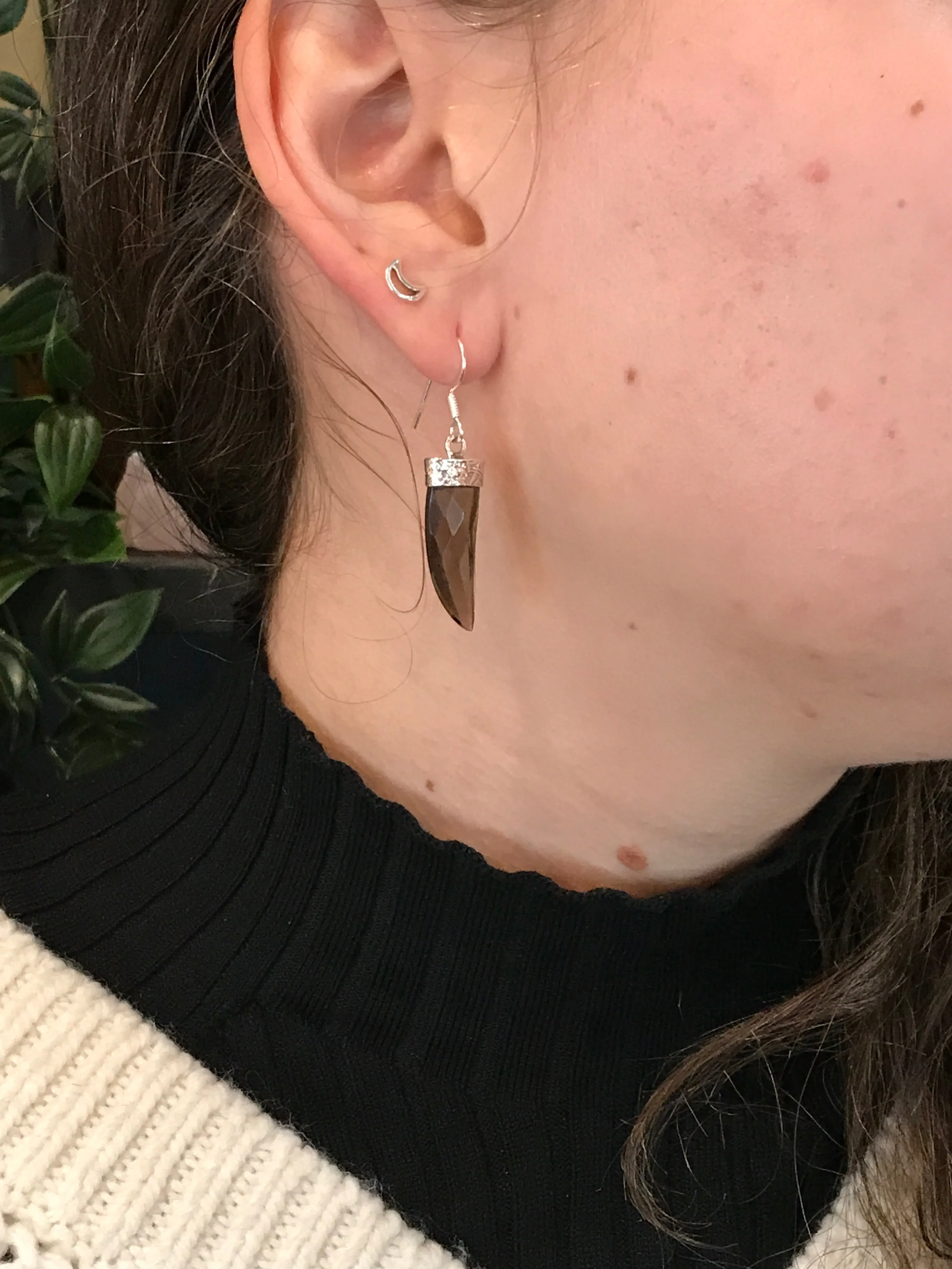 Smoky Quartz Damaris Earrings