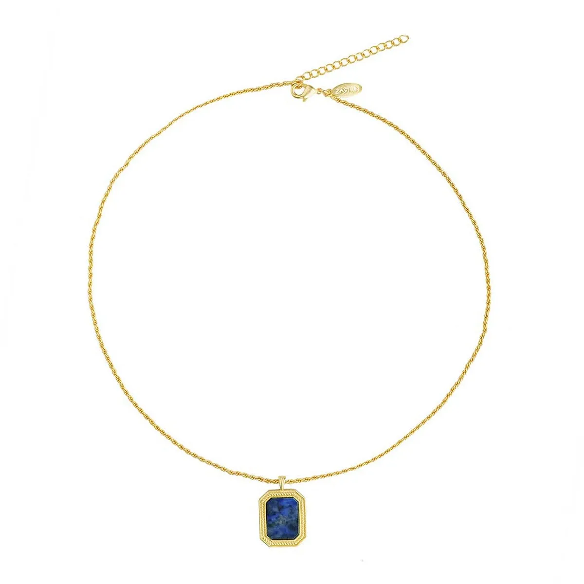 Soul Soothe Pendant Necklace with Lapis Lazuli - Intuition