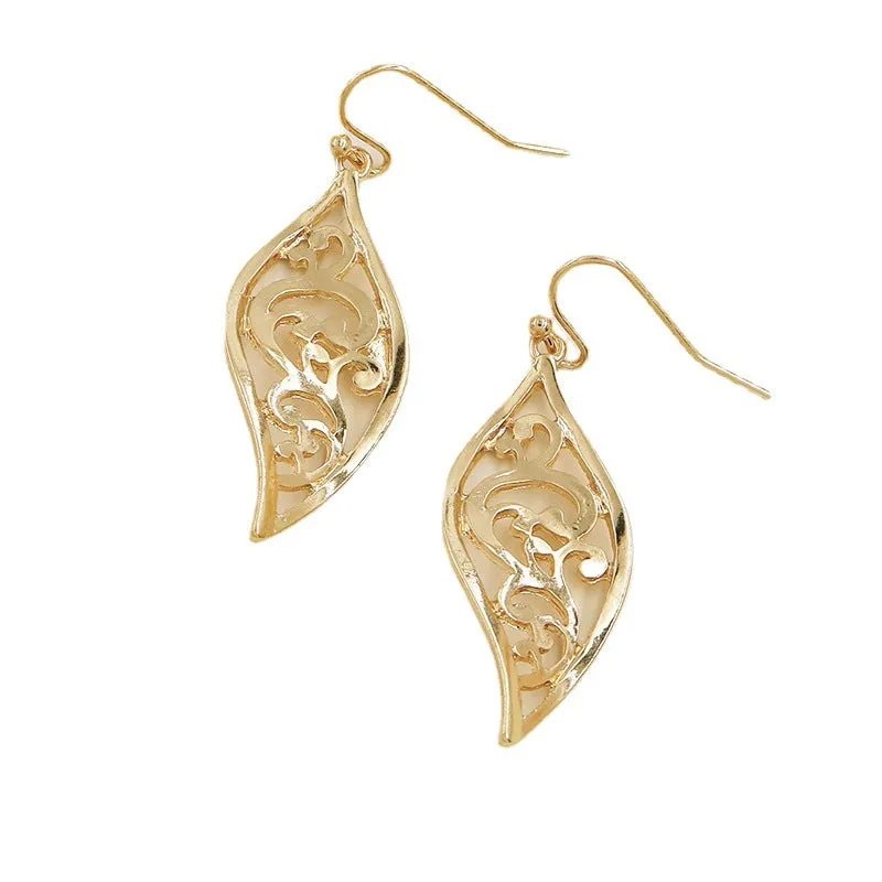 Summer Chic Metal Statement Earrings - Vienna Verve Collection