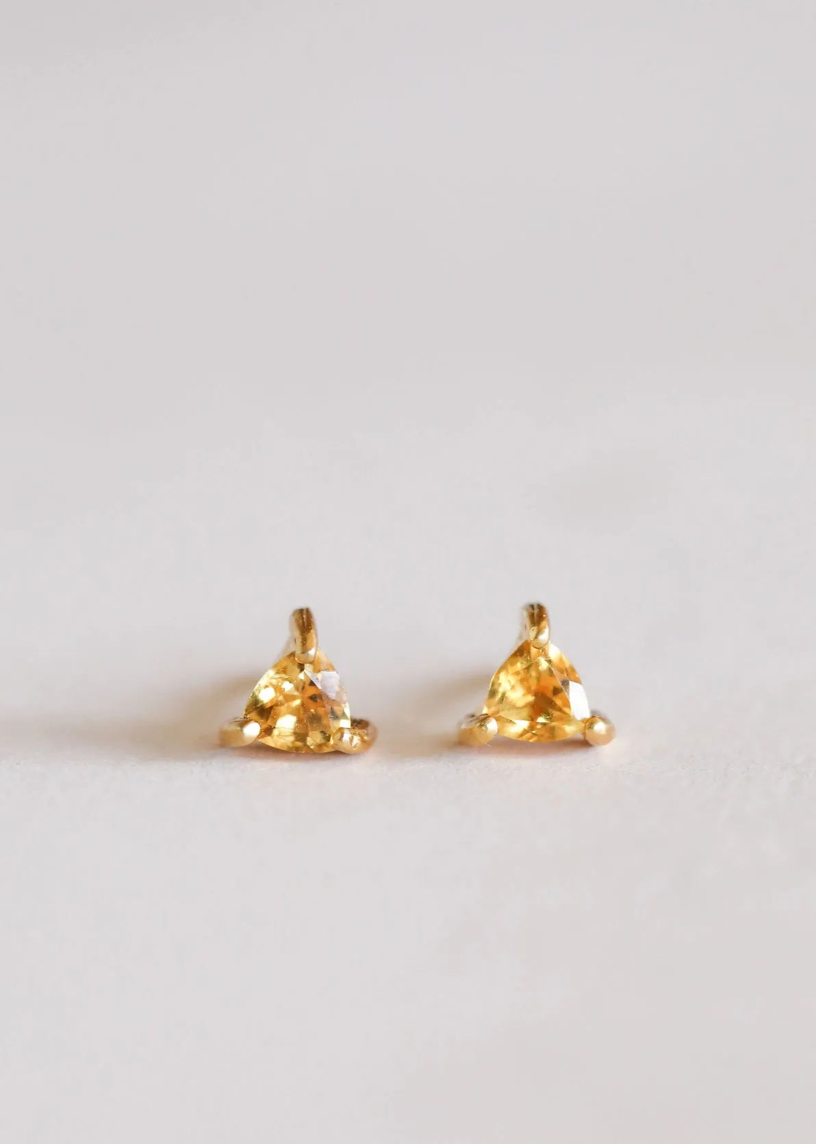 The Mini Energy Gem Studs - Citrine (SUCCESS)