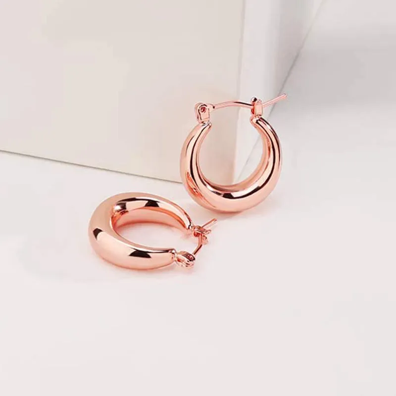 Thick Hoop Earrings For Women