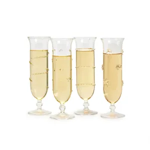 Verre Stemmed Champagne Flute | Rings