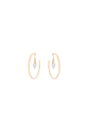 White Diamond Energy Earrings