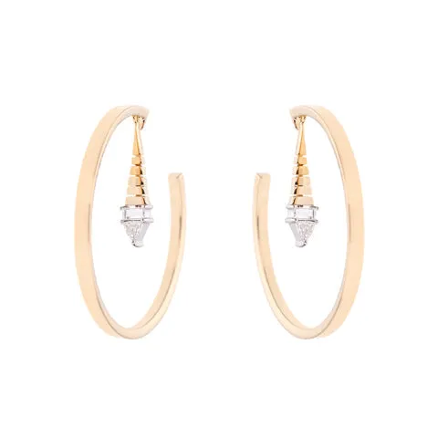 White Diamond Energy Earrings