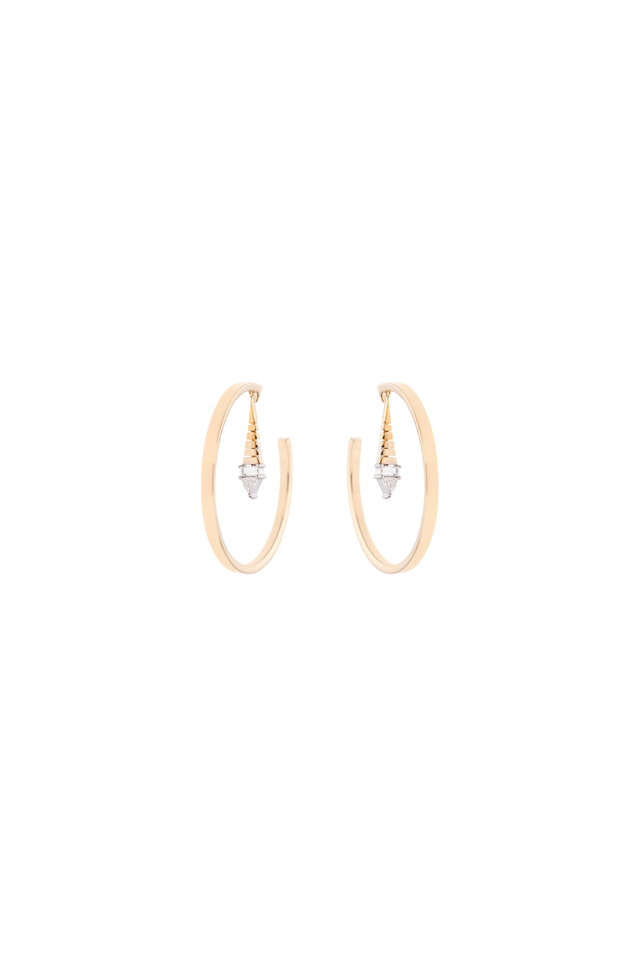 White Diamond Energy Earrings