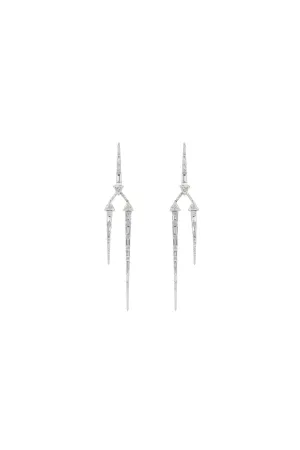 White Gold Energy Earrings